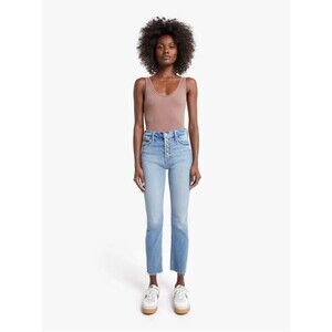 Mother Denim The Pixie Dazzler Ankle Fray Jean Au Revoir 27